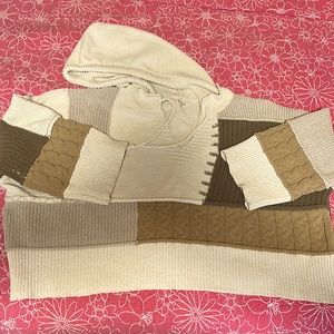 POL cropped oversized sweater